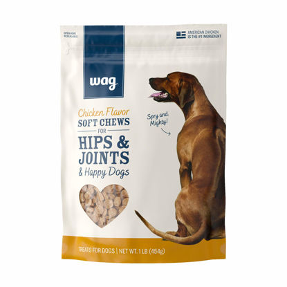 Picture of Amazon Brand - Wag Chicken Flavor Hip & Joint Training Treats for Dogs, 1 lb. Bag (16 oz)