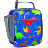 Picture of FlowFly Kids Lunch box Insulated Soft Bag Mini Cooler Back to School Thermal Meal Tote Kit for Girls, Boys, Dinosaur