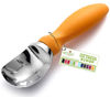 Picture of Spring Chef Ice Cream Scoop with Soft Grip Handle, Professional Heavy Duty Sturdy Scooper, Premium Kitchen Tool for Cookie Dough, Gelato, Sorbet, Mango