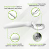 Picture of Spring Chef Ice Cream Scoop with Comfortable Handle, Professional Heavy Duty Sturdy Scooper, Premium Kitchen Tool for Cookie Dough, Gelato, Sorbet, White