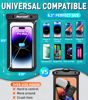 Picture of Hiearcool Waterproof Pouch for iPhone, Waterproof Phone Bag Travel Essentials Cruise Accessories Must Haves-4Pack Black