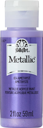 Picture of FolkArt Metallic Acrylic Paint in Assorted Colors (2 Ounce), 654 Amethyst
