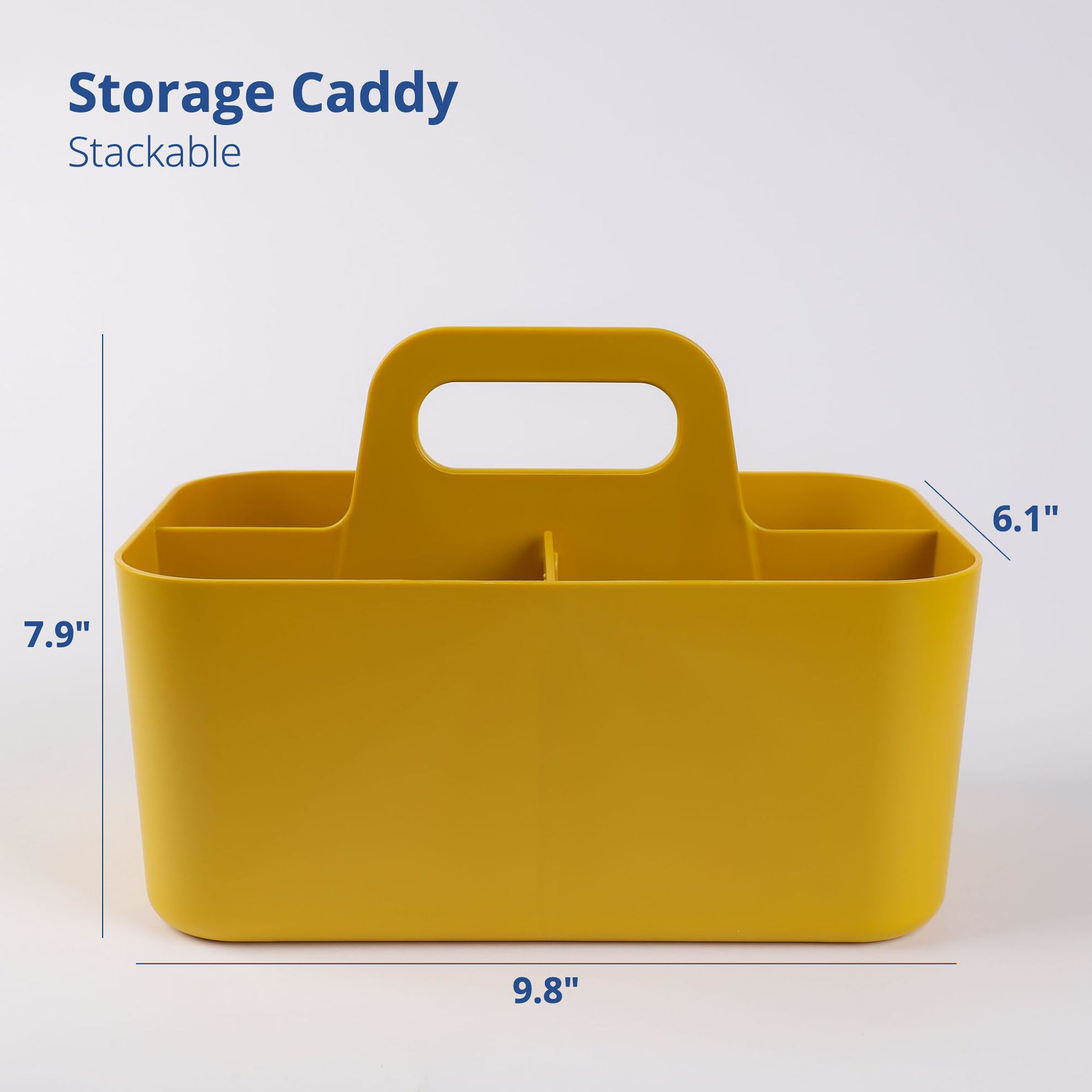 GetUSCart- BLUE GINKGO Multipurpose Caddy Organizer - Stackable Plastic ...