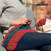 Picture of Bernat Blanket Stripes 300g Rip Tide Yarn - 2 Pack of 300g/10.5oz - Polyester - 6 Super Bulky - Knitting/Crochet