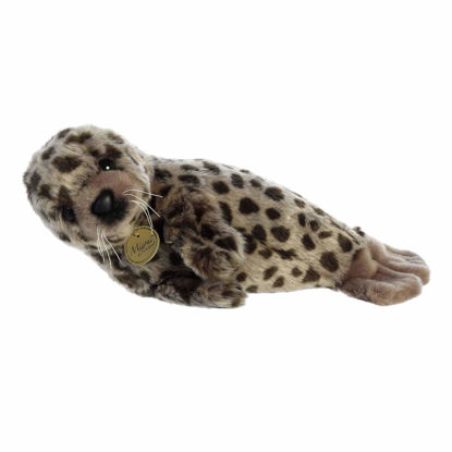Picture of Aurora® Adorable Miyoni® Harbor Seal Stuffed Animal - Lifelike Detail - Cherished Companionship - Brown 11 Inches