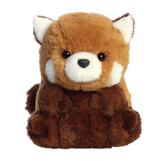 GetUSCart Aurora Round Rolly Pet AKI Red Panda Stuffed Animal