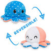 Picture of TeeTurtle - The Original Reversible Octopus Plushie - 4th of July - Stars + Stripes - Cute Sensory Fidget Stuffed Animals That Show Your Mood