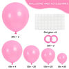 Picture of RUBFAC 116pcs Pink Balloons Different Sizes Pack of 36 18 12 10 5 Inch for Garland Arch Extra Large Balloons for Birthday Graduation Wedding Party Decoration