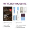 Picture of Madison Reed Radiant Hair Color Kit, Soft Medium Neutral Brown for 100% Coverage of Resistant Gray Hair, Ammonia-Free, 6.5NNA Sondrio Brown, Permanent Hair Dye, Pack of 1