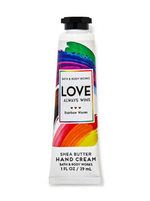 Picture of Bath & Body Works Rainbow Waves Shea Butter Travel Size Hand Cream 1oz (Rainbow Waves)