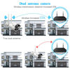 Picture of (Dual Antennas for Wi-Fi Enhanced) AI Human Detected 2K 3.0MP Wireless Security Camera System, Surveillance NVR Kits with 2TB Hard Drive, 4Pcs Outdoor WiFi Security Cameras, with Audio, Night Vision