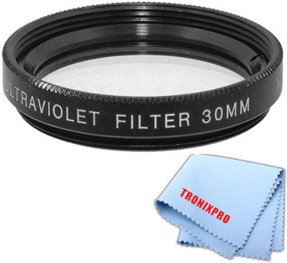 Picture of Tronixpro 30mm Pro Series High Resolution Digital Ultraviolet UV Protection Filter + Tronixpro Microfiber Cloth
