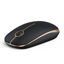 Picture of Vssoplor Wireless Mouse, 2.4G Slim Portable Computer Mouse with Nano Receiver Quiet Silent Optical Laptop Mouse for Notebook, PC, Laptop, Computer-Black and Gold