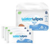 Picture of WaterWipes Plastic-Free Original 99.9% Water Based Wipes, Unscented & Hypoallergenic for Sensitive Skin, 180 Count (3 packs), Packaging May Vary