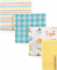 Picture of Luvable Friends Unisex Baby Cotton Flannel Receiving Blankets, Abc 7-Pack, One Size
