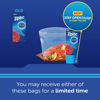 Picture of Ziploc Gallon Food Storage Freezer Bags, Grip 'n Seal Technology for Easier Grip, Open, and Close, 60 Count
