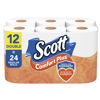 Picture of Scott ComfortPlus Toilet Paper, 12 Double Rolls, 231 Sheets per Roll, Septic-Safe, 1-Ply Toilet Tissue