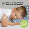 Picture of Toddler Pillow with Pillowcase - 13x18 My Little Dreamy Pillow, Organic Cotton Toddler Pillows for Sleeping, Kids Pillow, Travel Pillows, Mini Pillow, Nursery Pillow, Toddler Bed Pillow (Up & Away)