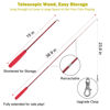 Picture of MeoHui Cat Toys for Indoor Cats, Interactive Cat Toy 2PCS Retractable Cat Wand Toy and 9PCS Cat Feather Toys Refills, Funny Kitten Toys Cat Fishing Pole Toy for Bored Indoor Cats Chase and Exercise