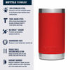Picture of YETI Rambler Jr. 12 oz Kids Bottle, with Straw Cap, Canyon Red