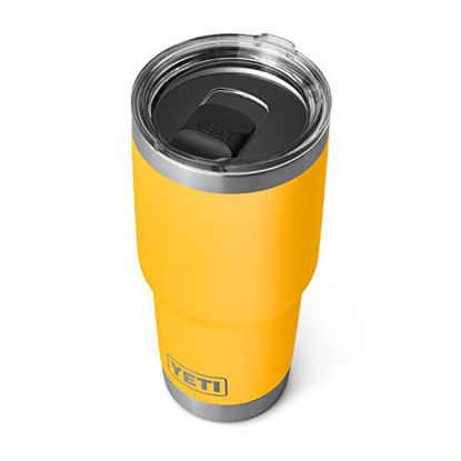 Picture of YETI Rambler 30 oz Tumbler, Stainless Steel, Vacuum Insulated with MagSlider Lid, Alpine Yellow