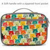Picture of FlowFly Kids Lunch box Insulated Soft Bag Mini Cooler Back to School Thermal Meal Tote Kit for Girls, Boys, Bear