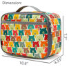 Picture of FlowFly Kids Lunch box Insulated Soft Bag Mini Cooler Back to School Thermal Meal Tote Kit for Girls, Boys, Bear