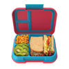 Picture of Bentgo® Pop - Bento-Style Lunch Box for Kids 8+ and Teens - Holds 5 Cups of Food with Removable Divider for 3-4 Compartments - Leak-Proof, Microwave/Dishwasher Safe, BPA-Free (Flame Red/Turquoise)