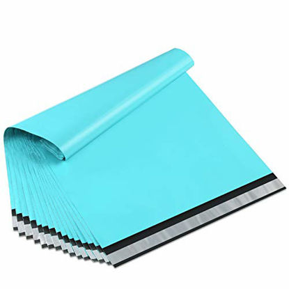 Picture of UCGOU Poly Mailers 10x13 Inch Teal 100 Pack Shipping Bags #4 Strong Mailing Envelopes Boutique Packaging Postal Self Seal Adhesive Waterproof and Tear Proof Small Business for Clothes,Books