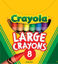 Picture of Crayola Large Crayons - Assorted (8 Count), Giant Crayons for Kids & Toddlers, Ages 2+