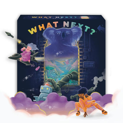 Picture of What Next? Cooperative Pick Your Path Adventure Board Game, 1-4 Players