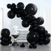 Picture of PartyWoo Black Balloons, 100 pcs Black Balloons Different Sizes Pack of 36 Inch 18 Inch 12 Inch 10 Inch 5 Inch for Balloon Garland or Balloon Arch as Retirement Party Decorations, Birthday Decorations