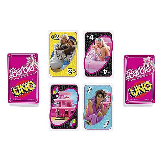 Barbie uno shop card game