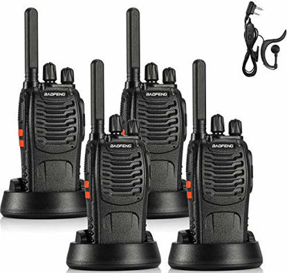 Baofeng BF-888S 16-Channel UHF 400-470MHz Walkie Talkie Pair 2-Way FM Radio  Rechargeable Transceiver 3 Kilometer Range