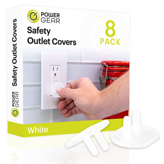 Picture of Power Gear Plastic, 30 Pack, Shock Prevention, Child Safe, Baby proofing, Easy Install, UL Listed, White, 69311 Outlet Covers
