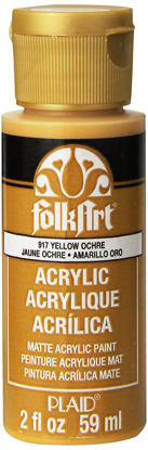 Picture of FolkArt Acrylic Paint in Assorted Colors (2 oz), 917, Yellow Ochre