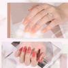 Picture of GAOY Summer Jelly Gel Nail Polish Set of 6 Colors Including Red Pink Nude Kit UV LED Soak Off Home DIY Manicure Salon Varnish