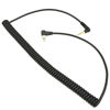 Picture of Foto&Tech 90in(2.3M) Stretch/23in Coiled HEAVY WEIGHT LOCKING 3.5mm to Male Flash PC Sync Cable with Screw Lock Compatible with PocketWizard Plus III/Plus II&Nikon Canon Most DSLR Camera Flash Trigger