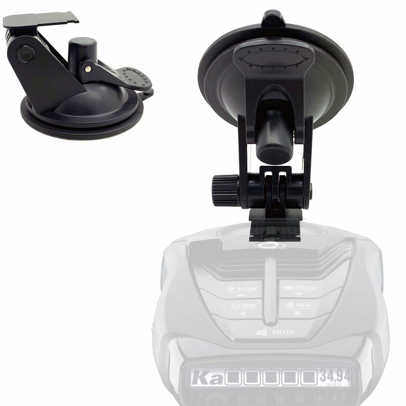 GetUSCart Super Suction Radar Detector Windshield Suction Cup Mount