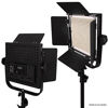 Picture of (50% Moving Clearance) 2-Pack LED 600 Photographic Lighting Panel with Digital Display Screen, Photo Studio Barndoor Light, Continuous Video Light, Brightness Control Available, AGG2382