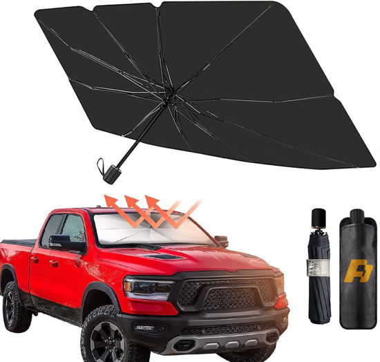 GetUSCart- Car Windshield Sun Shade Umbrella Foldable Car Sun Shade  Windshield Fit Sedan SUV Pickup Truck Most Vehicles Car Window Shades Front  Windshield Sunshade for car Windshield