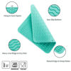 Picture of MicoYang Silicone Dish Drying Mat for Multiple Usage,Easy clean,Eco-friendly,Heat-resistant Silicone Mat for Kitchen Counter or Sink,Refrigerator or Drawer liner Mint M 12 inches x 12 inches