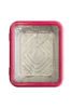 Picture of Fancy Panz Classic, Dress Up & Protect Your Foil Pan, Made in USA, Fits Half Size Foil Pans. Foil Pan & Serving Spoon Included. Hot or Cold Food. Stackable for easy travel. BPA free (Hot Pink)