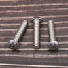 Picture of 1/4-20 x 1/2" Button Head Socket Cap Bolts Screws, 304 Stainless Steel 18-8, Allen Hex Drive, Bright Finish, Fully Machine Thread, Pack of 30