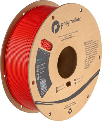 Picture of Polymaker ASA Filament 1.75mm Red, 1kg ASA 3D Printer Filament, Heat & Weather Resistant - ASA 3D Filament Perfect for Printing Outdoor Functional Parts, Dimensional Accuracy +/- 0.03mm