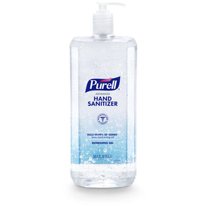 Picture of Purell Advanced Hand Sanitizer Refreshing Gel, Clean Scent, 1.5 Liter Pump Bottle (Pack of 1) - 5015-04