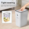 Picture of XPIY Trash Can with Lid, 2 Pack 4 Gallons/15 Liters Garbage Can with Press Top, Small Trash Can Dog Proof, Plastic Trash Bin, Waste Basket for Bathroom|Kitchen|Bedroom|Office|Living Room|Study