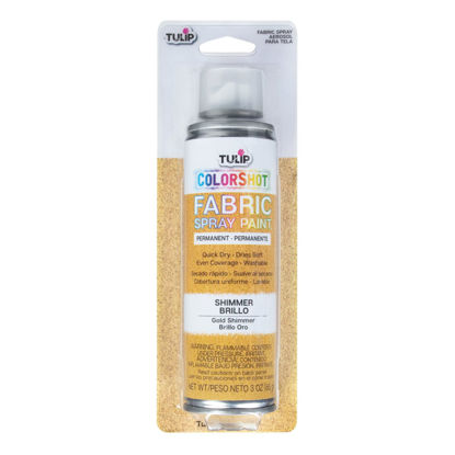 Picture of Tulip ColorShot Instant Fabric Spray Color 3oz. Gold Shimmer