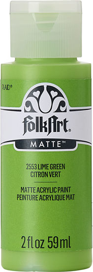 Picture of FolkArt Acrylic Paint in Assorted Colors (2 oz), 2553, Lime Green