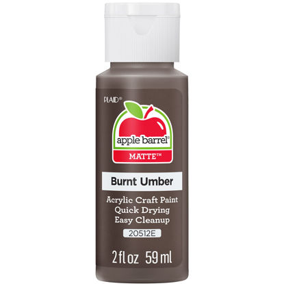 Picture of Apple Barrel Acrylic Paint in Assorted Colors (2 oz), 20512, Burnt Umber